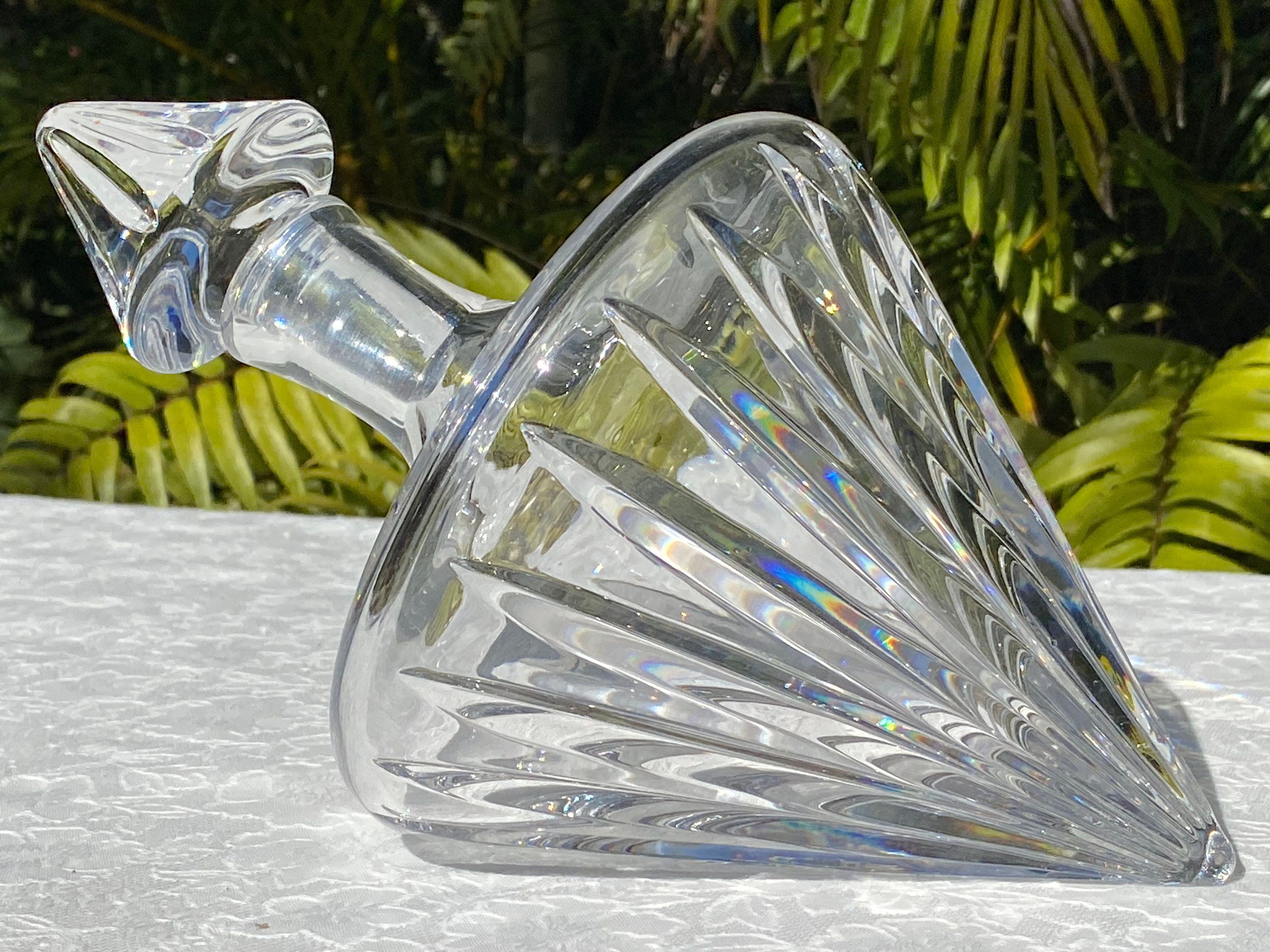 Waterford Marquis Omega Tilted Lead Crystal Decanter Etsy