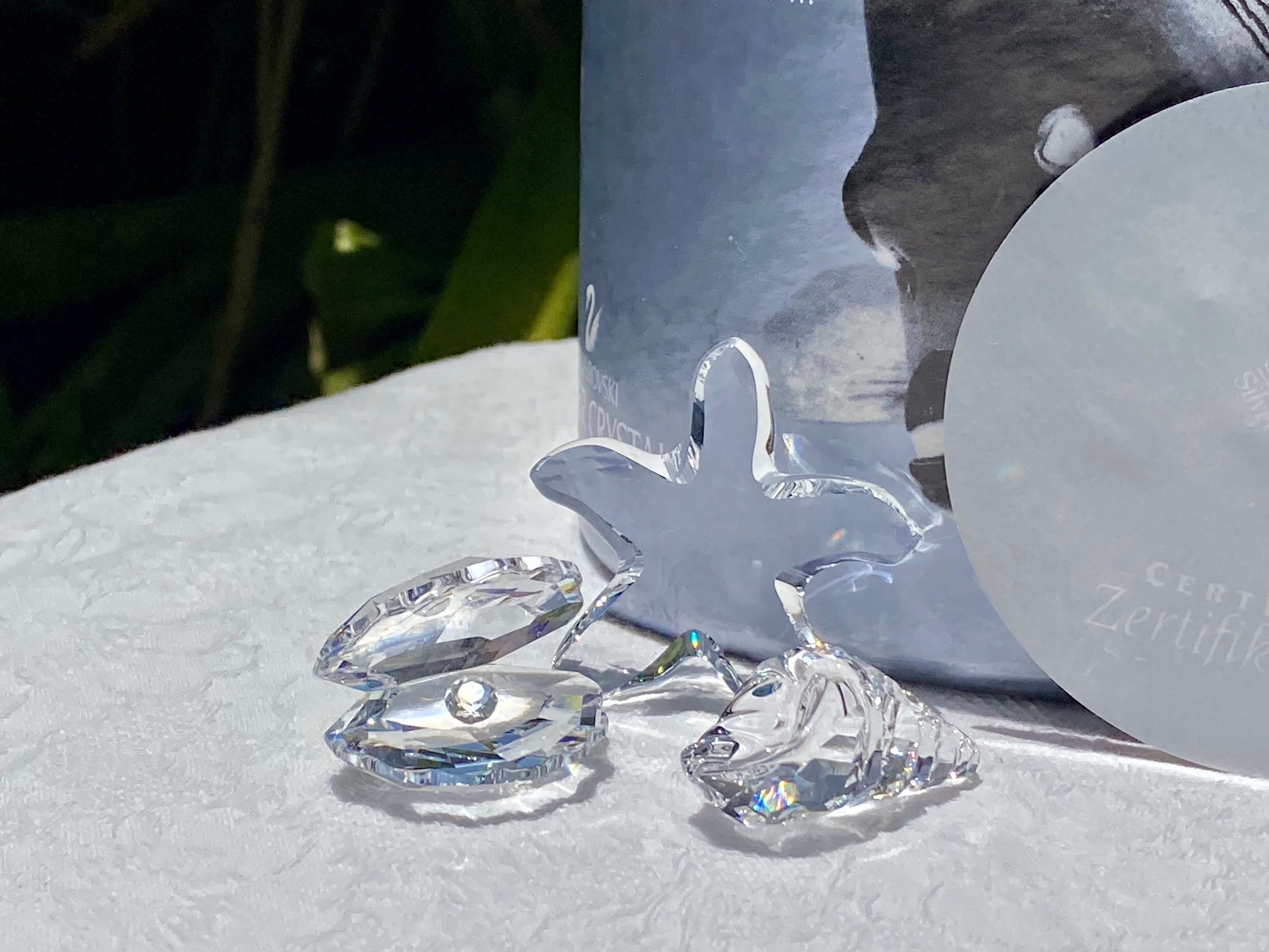 Swarovski Crystal Figurines Sea Life - Etsy