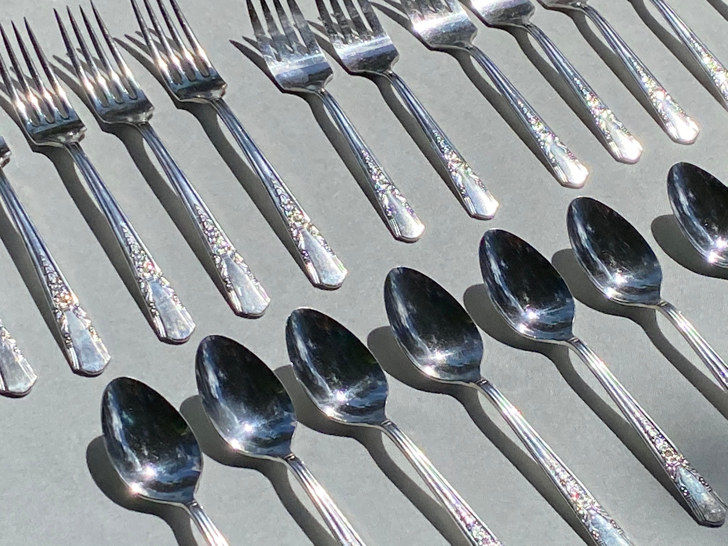 Jasmine 1939 Simeon L & H Rogers Silverplate Flatware Etsy