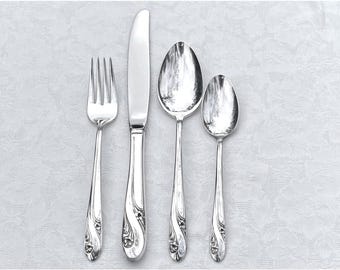 【Holmes & Edwards】 ロマンス ディナーセット 7名用38本 Holmes and Edwards, Romance Silverplated Cold Meat Fork, 1950s - Etsy