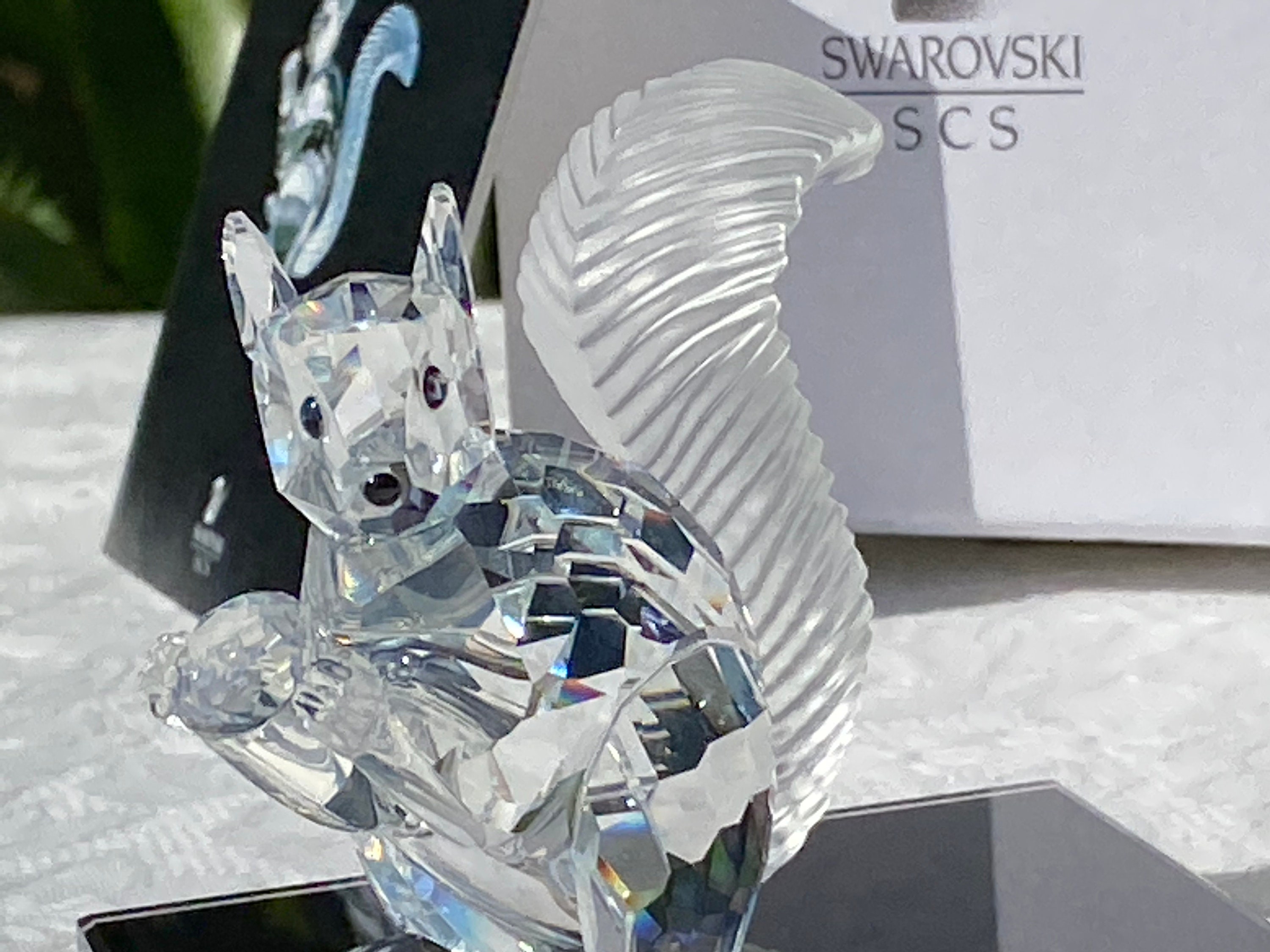 Vintage Swarovski Crystal Squirrel 10th Anniversary SCS Limited
