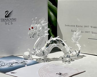 Vintage Swarovski Crystal Dragon 1997 Annual Edition Figurine - Etsy