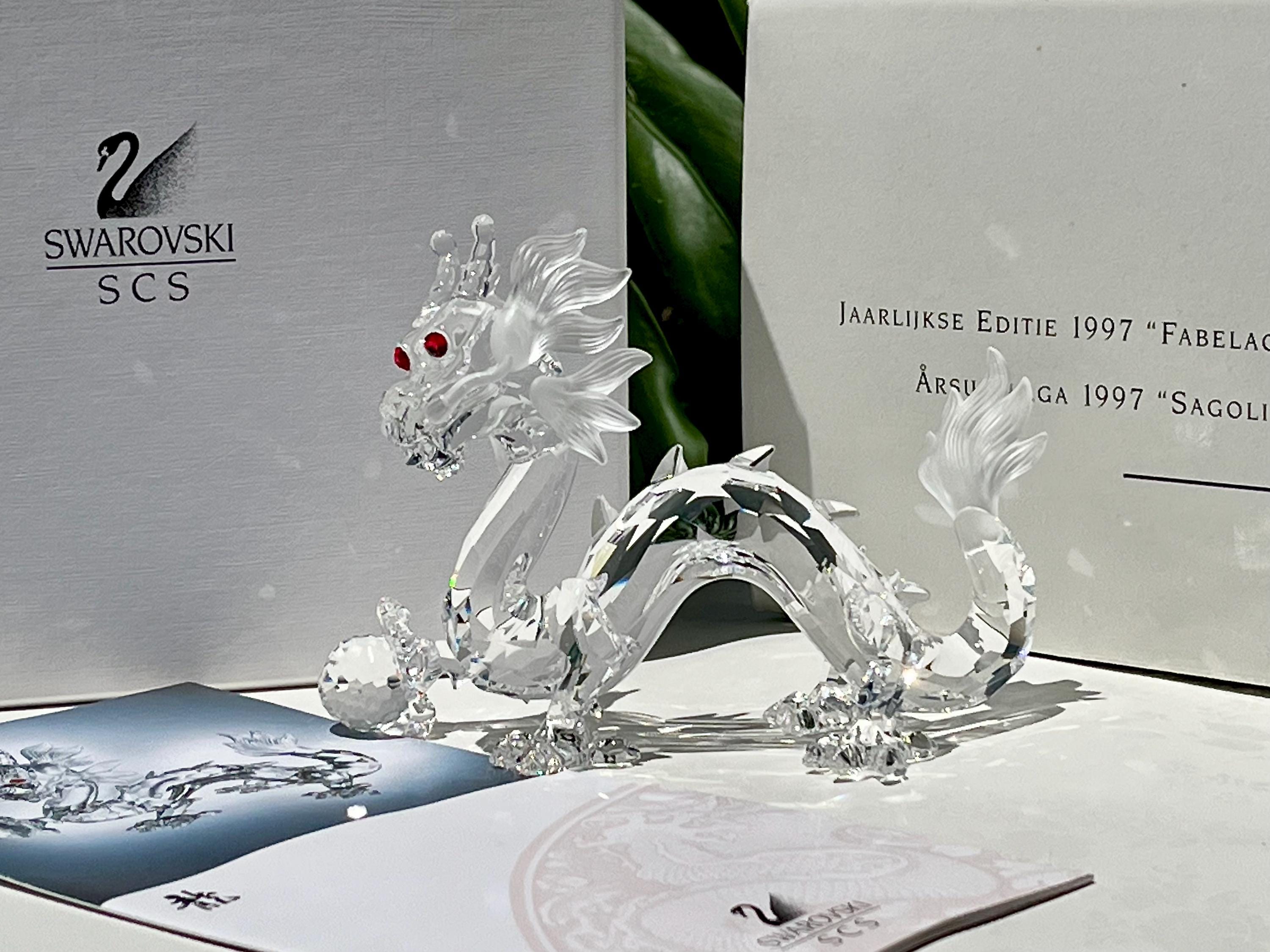 Vintage Swarovski Crystal Dragon 1997 Annual Edition Figurine - Etsy