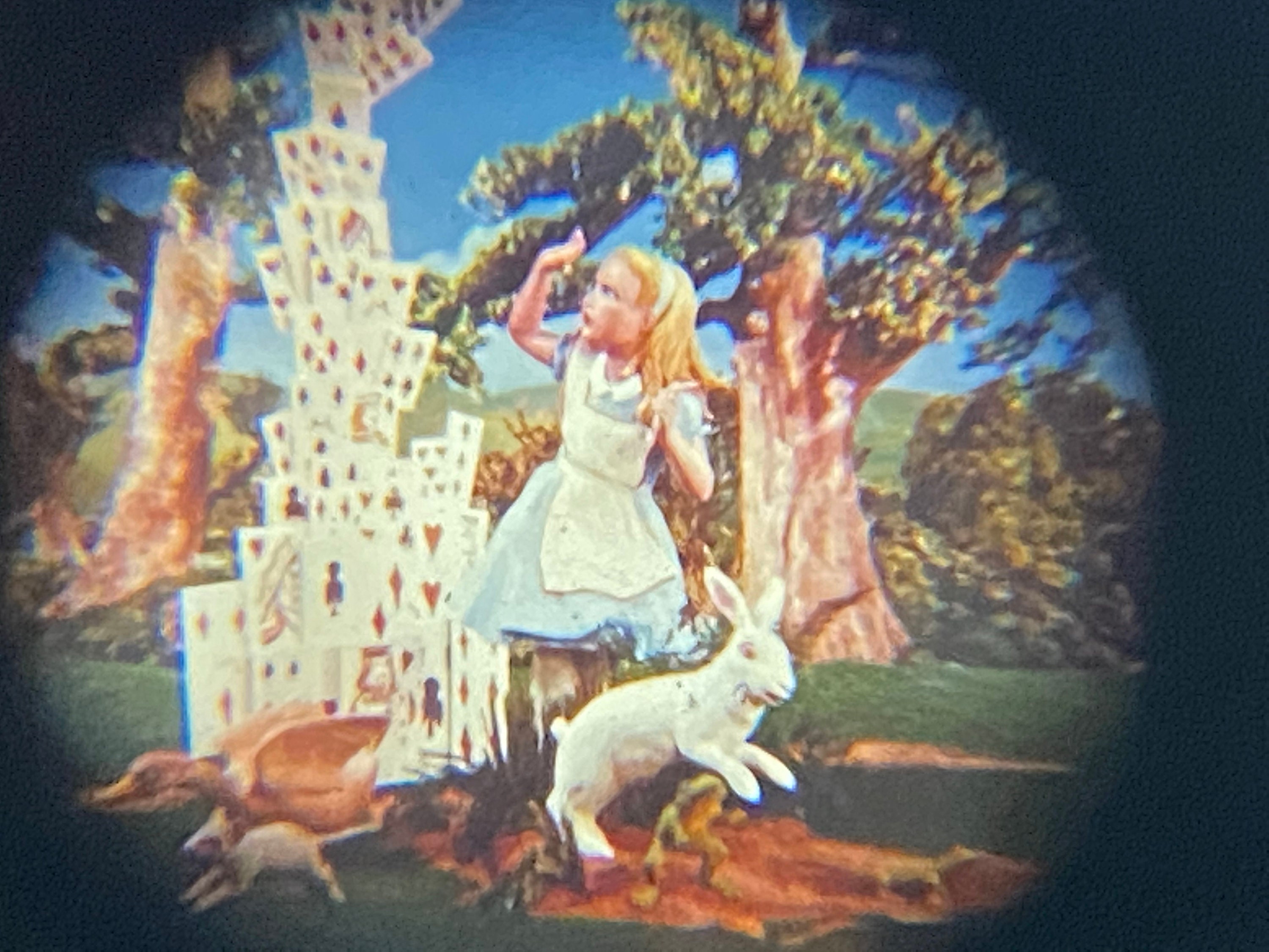 Sawyer View Master Set of Four Vintage Story Reels Aladdin, Alice
