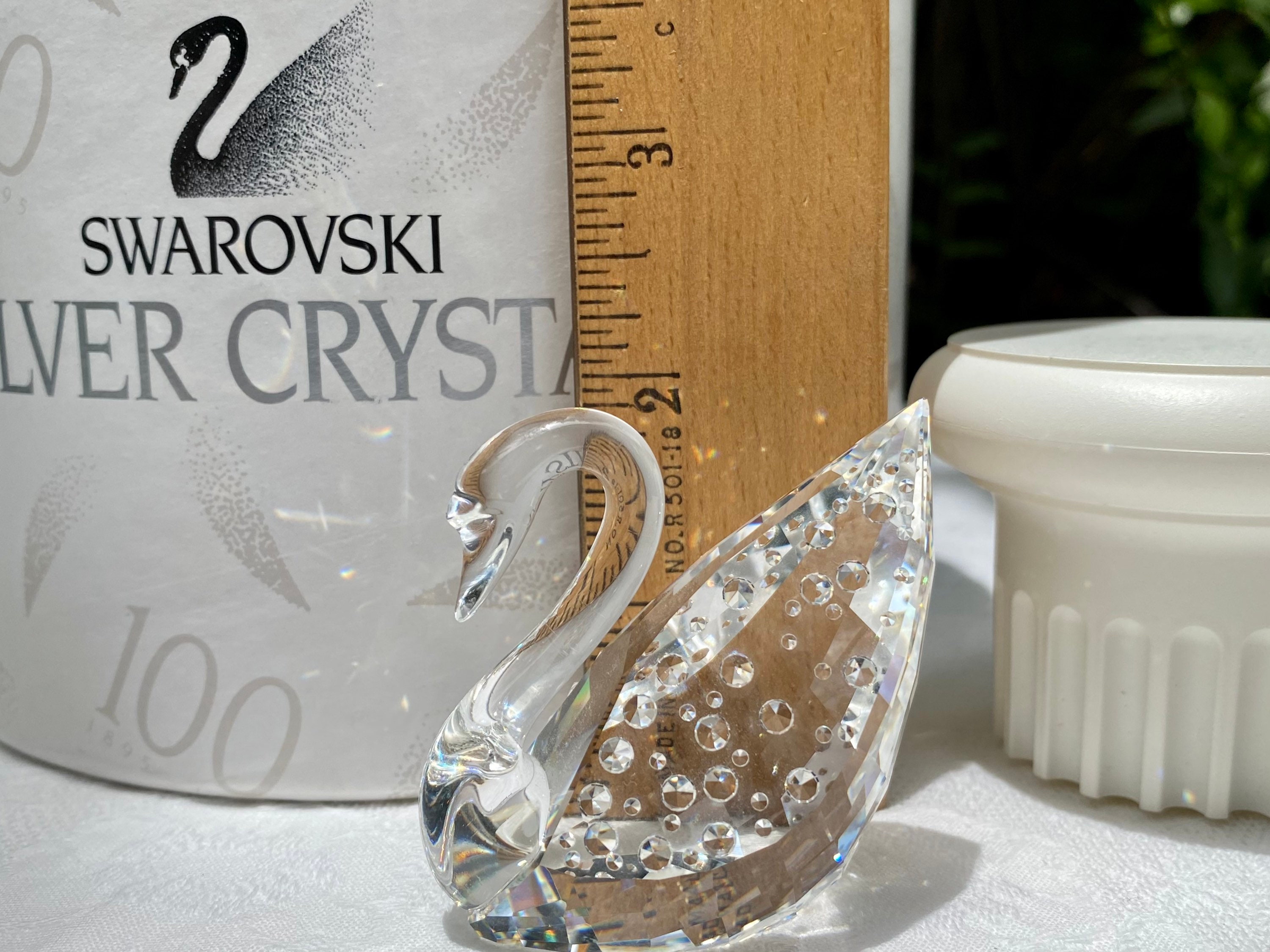 Vintage Swarovski Crystal Centenary Edition Centennial Swan With