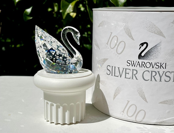 Vintage Swarovski Crystal Centenary Edition Centennial Swan With