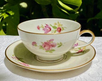 Vintage Rosenthal Continental Else 2922 Demitasse Cup and Saucer 2 Ounce