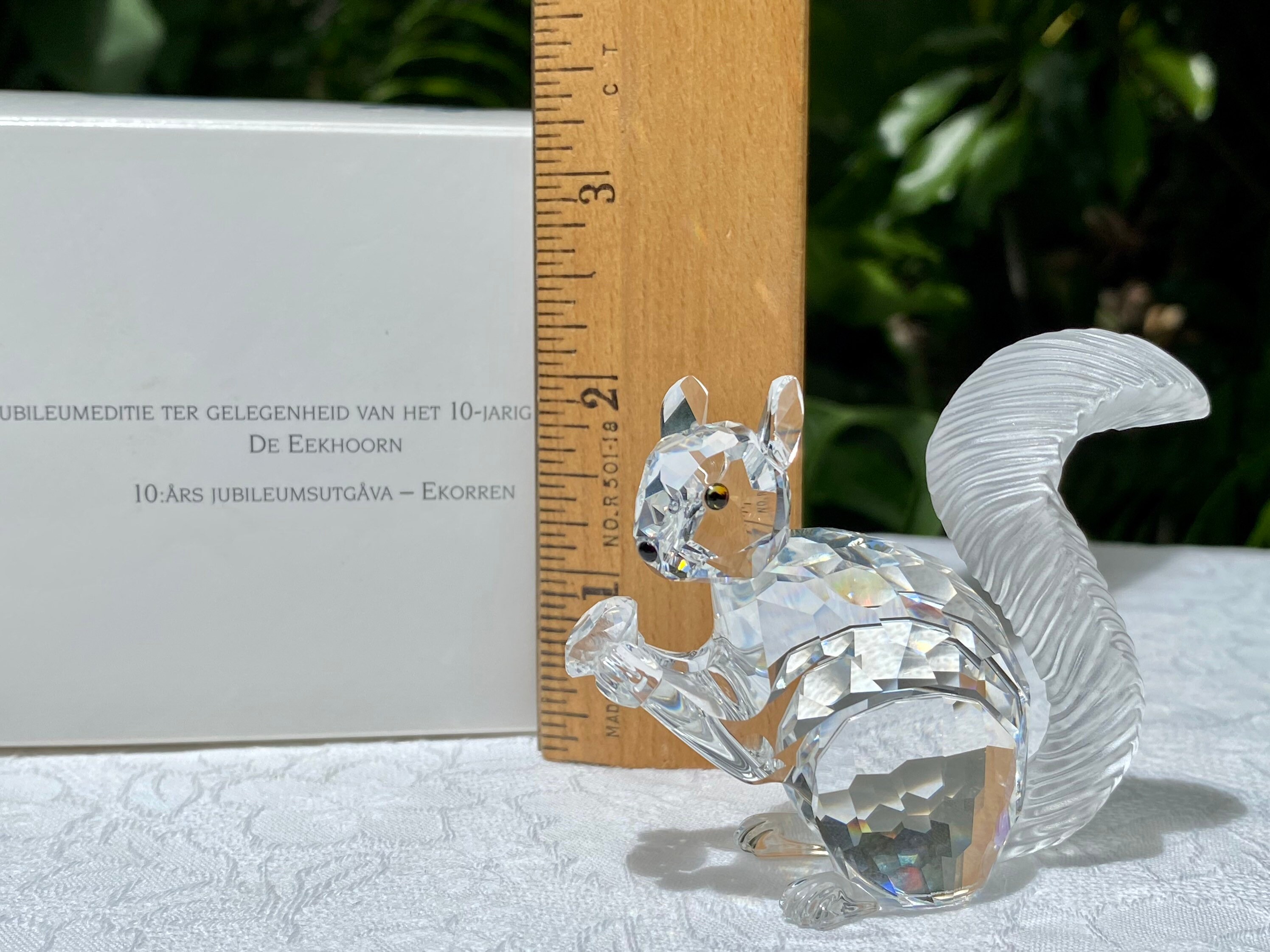 スワロフスキー Swarovski クリスタル 1997年 『SCS10周年 リス』 208433