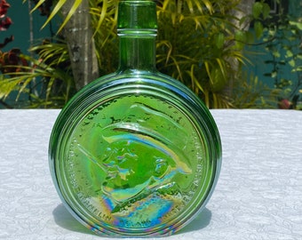 Wheaton Glass Franklin D. Roosevelt Vintage First Edition Carnival Glass Bottle