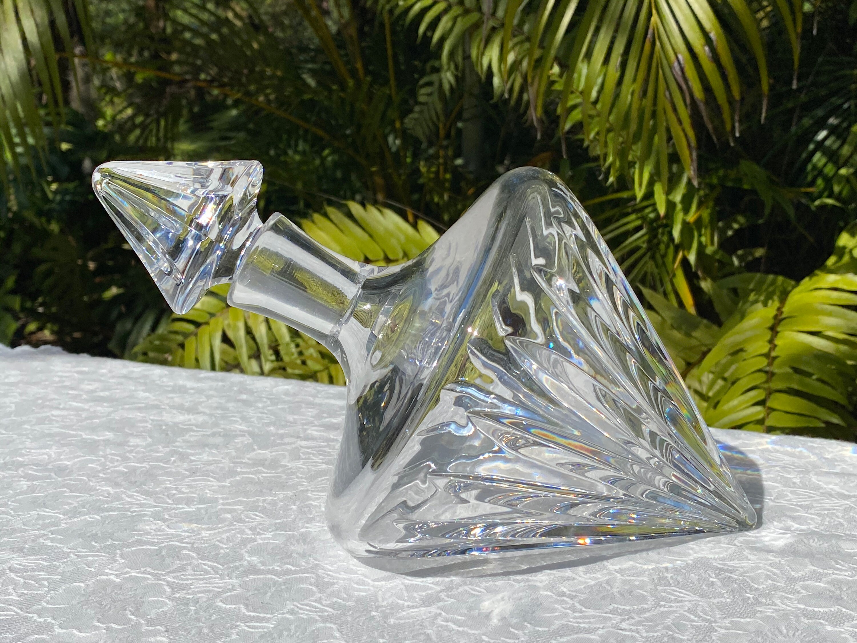 Waterford Marquis Omega Tilted Lead Crystal Decanter Etsy