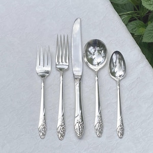 Vintage Evening Star 1950 Silverplate Flatware 20 Piece Service for Four Oneida