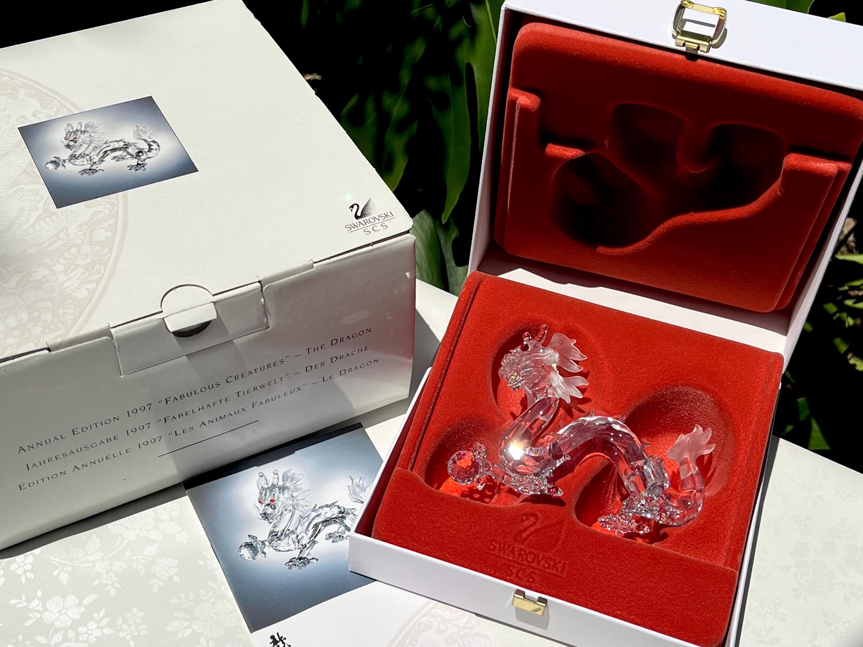 Vintage Swarovski Crystal Dragon 1997 Annual Edition Figurine - Etsy