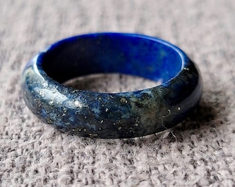 Anillo llamativo de lapislázuli Laam