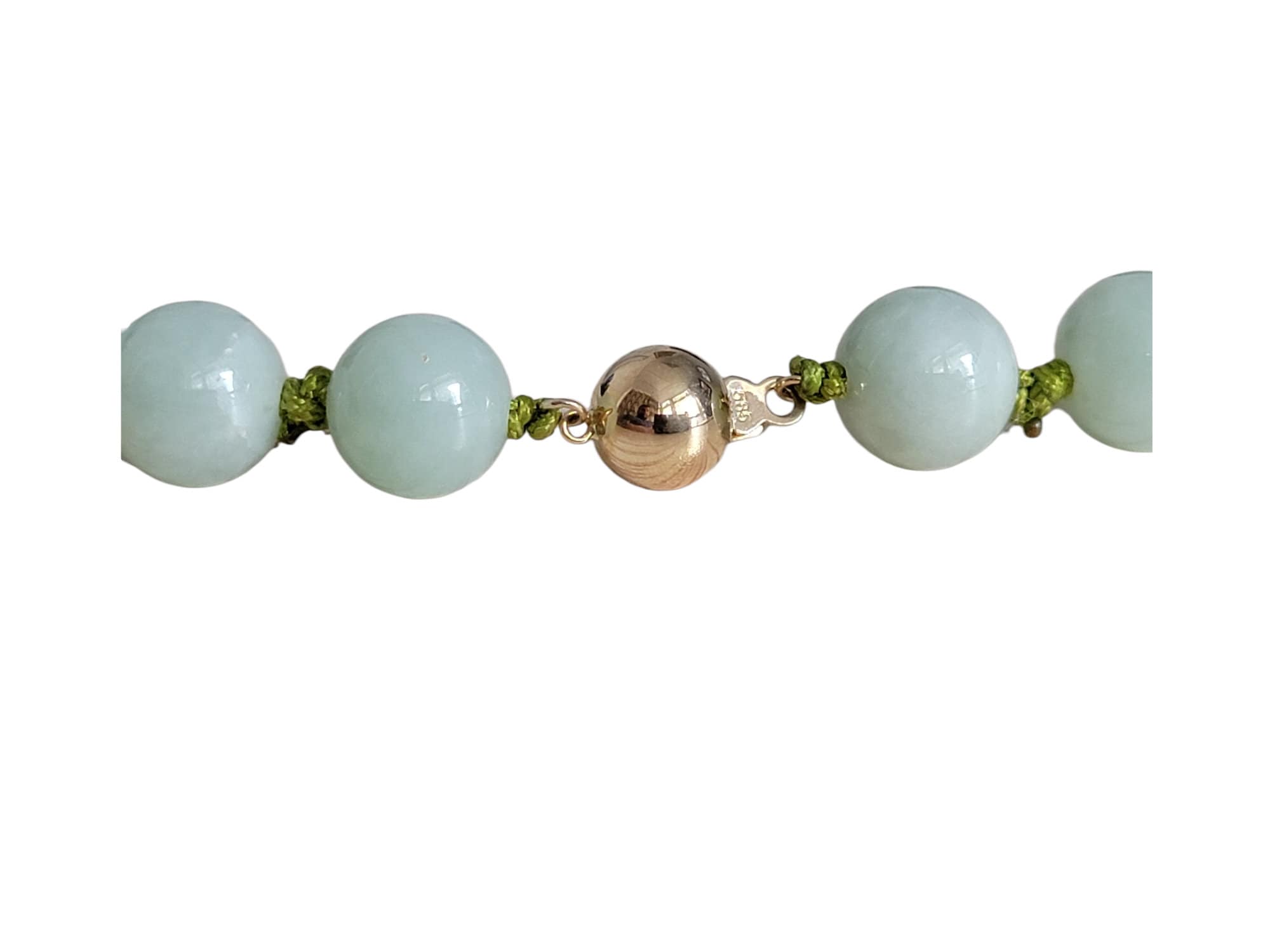 MaraKò - Collier giada birmana, agata gialla e argento placcato oro
