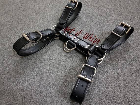 Brand New Black Leather Bicep Strap With Men Leather Etsy