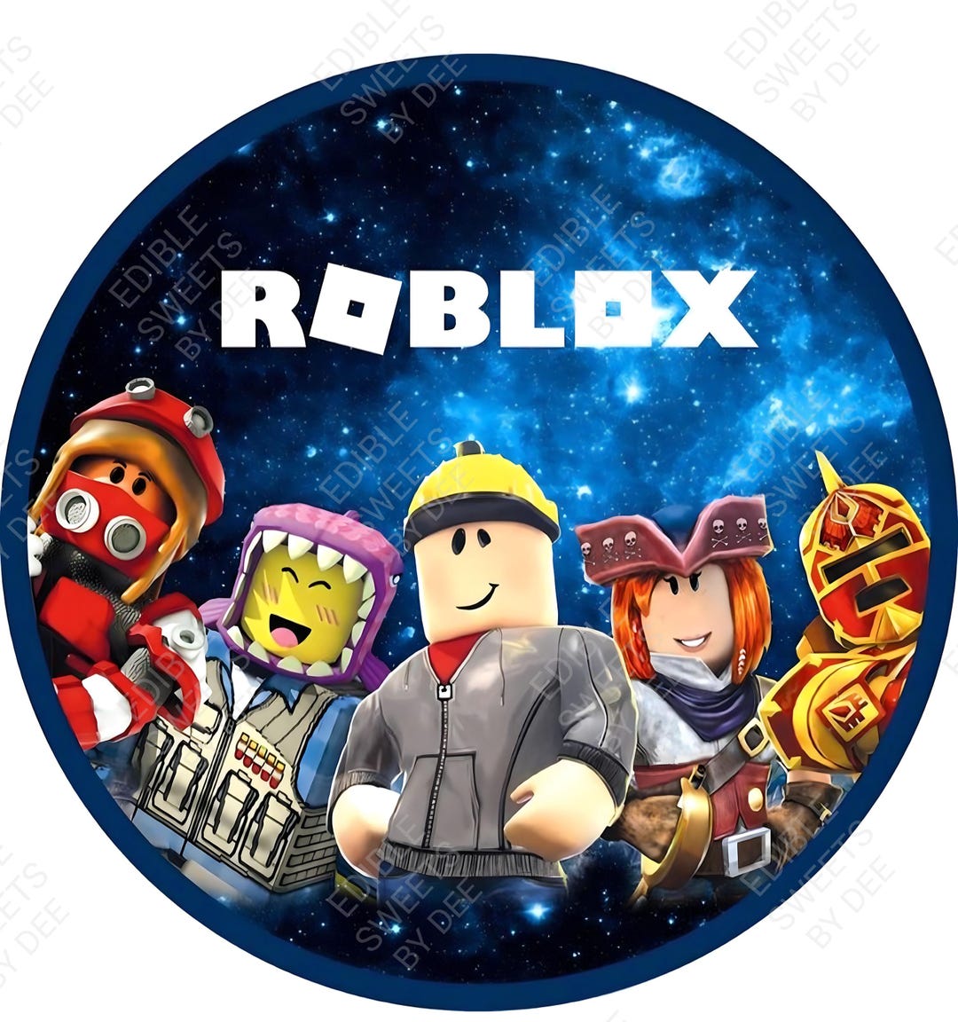 Roblox Birthday Edible Image Cupcake Cake Cookie Image Toppers Il Iql3 