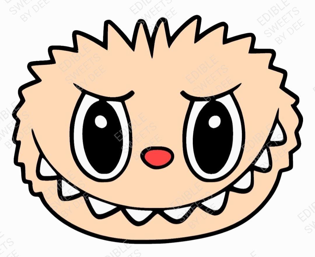 Labu Us Labu Face Cutouts Edible Images for Cupcakes, Cake, Cookie Image ...