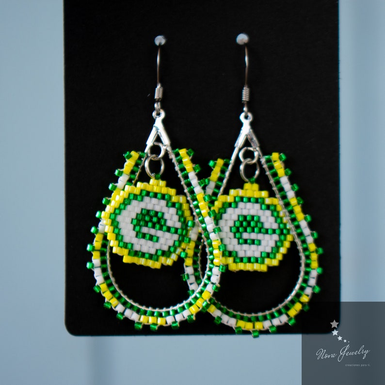 Green Bay Packers Earrings