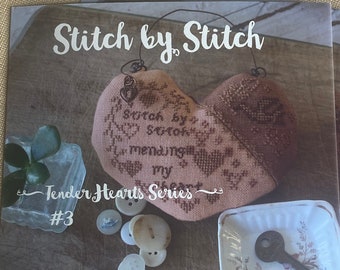 Stitch by Stitch, Tender Hearts Series #3 by Blackbird Designs