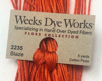 Blaze , Weeks Dye Works (Cotton)