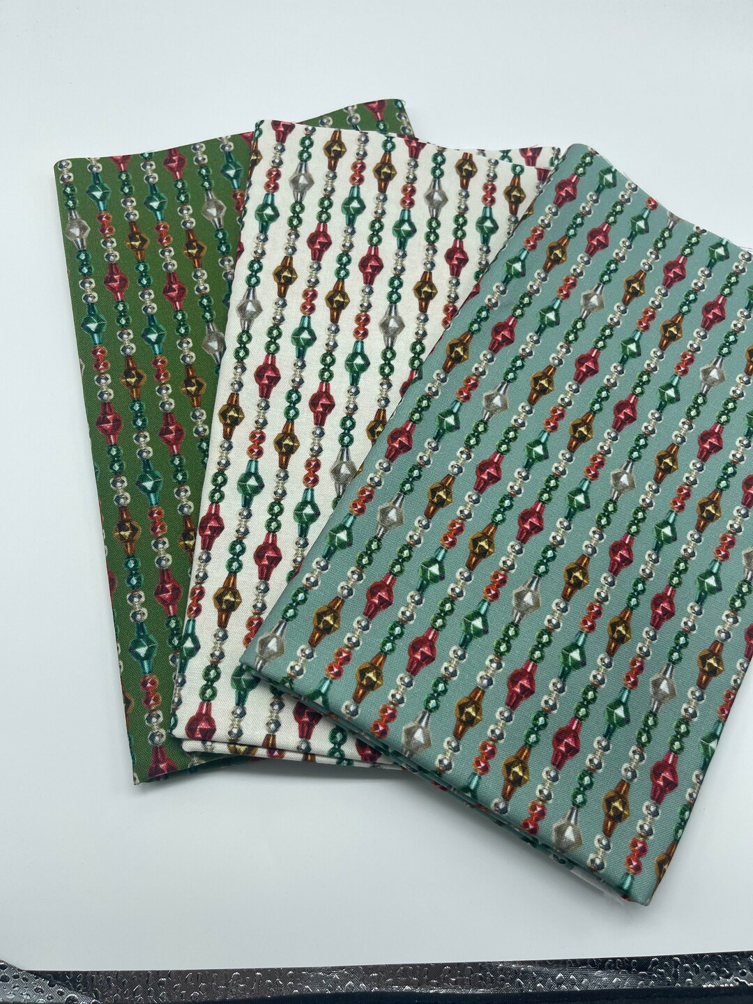 Christmas Faire, Sparkly Garland by Cathe Holden Etsy