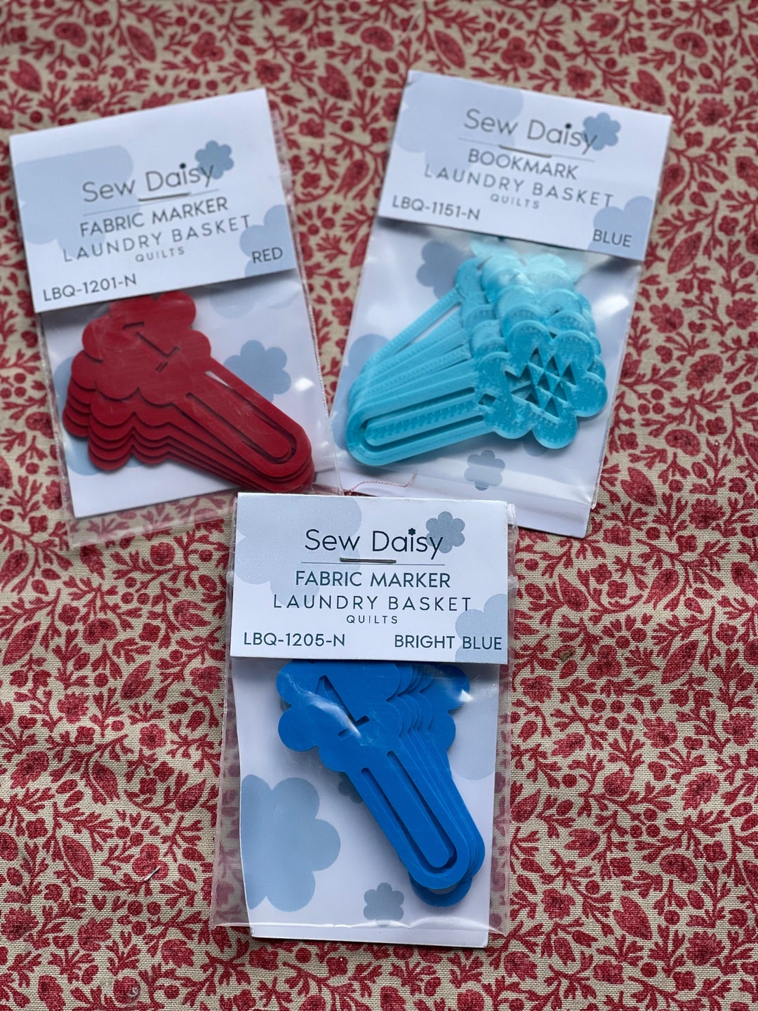 Sew Daisy, Fabric Marker by Laundry Basket Quilts variety of Colors Etsy