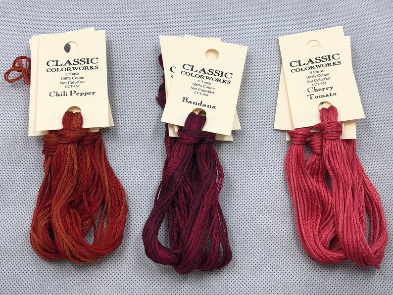 Classic Colorworks Cotton Chili Pepper Bandana & Cherry Etsy