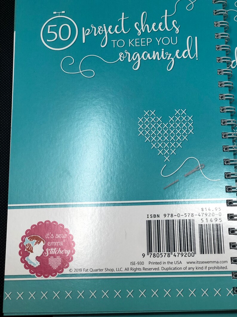 The Cross Stitch Journal by It's Sew Emma Stitchery Etsy