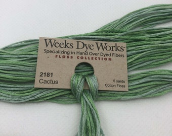 Cactus  #2181, Weeks Dye Works