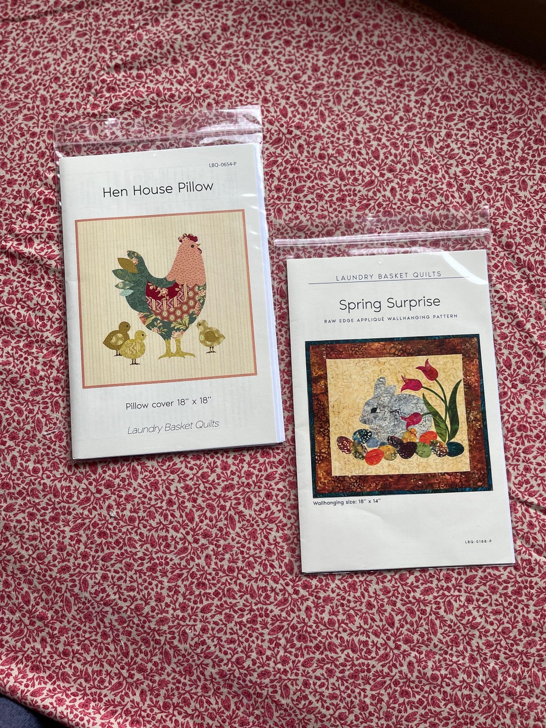 Hen House Pillow & Spring Surprise by Laundry Basket Quilts sold