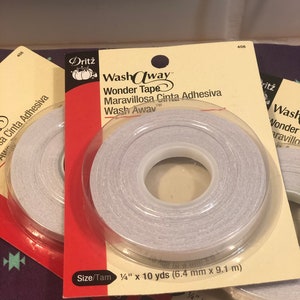 Dritz Wash Away 1/4" tape