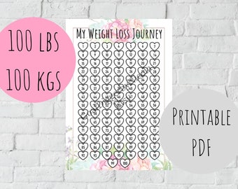 Weight Loss Grid Chart