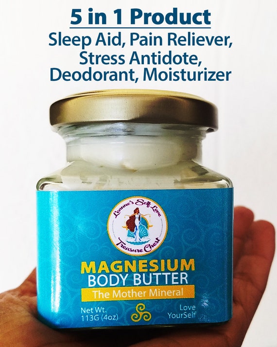 Magnesium Body Butter Etsy