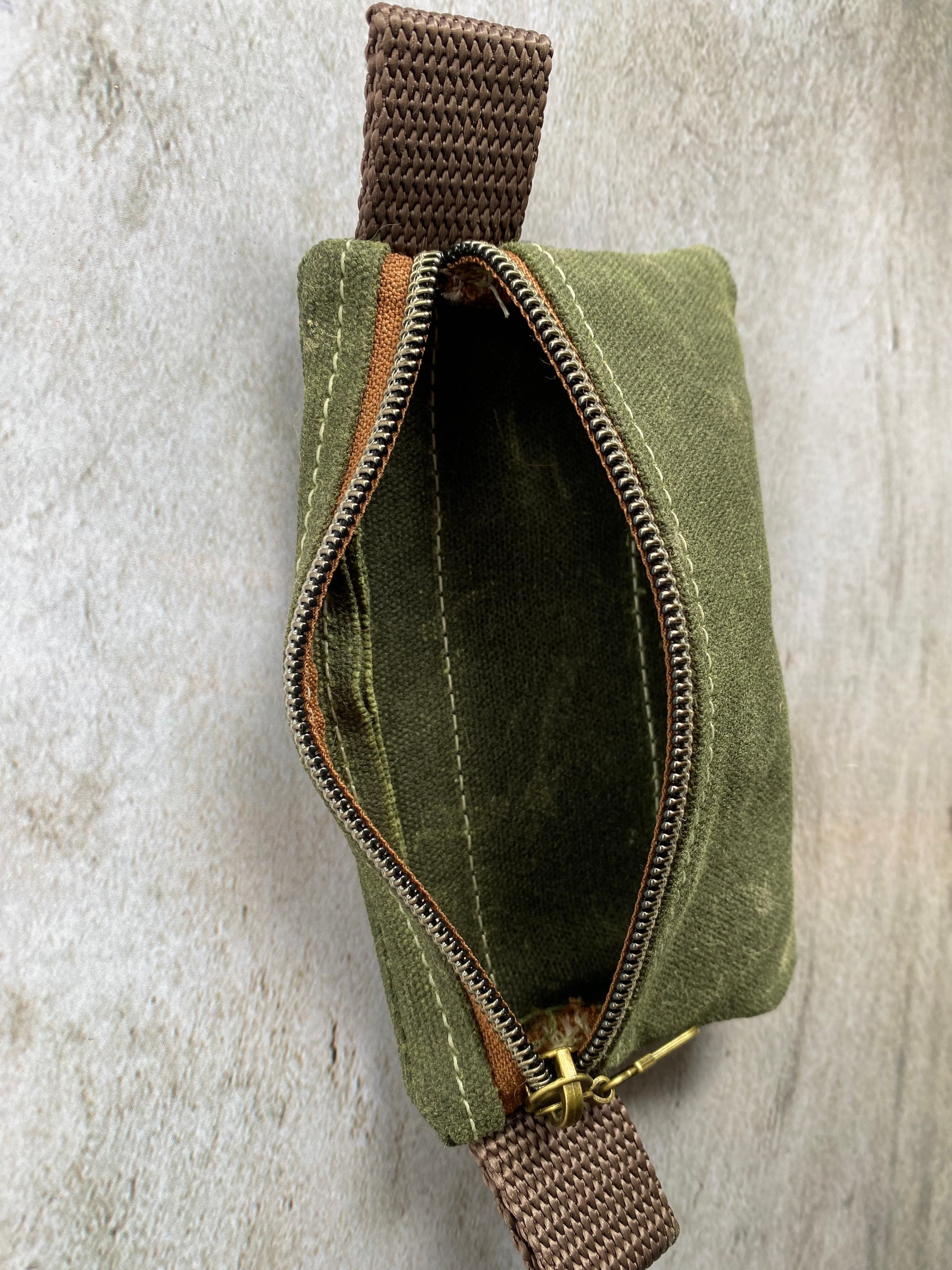 Waxed Canvas EDC Possibles Pocket Organizer With Velcro for Etsy