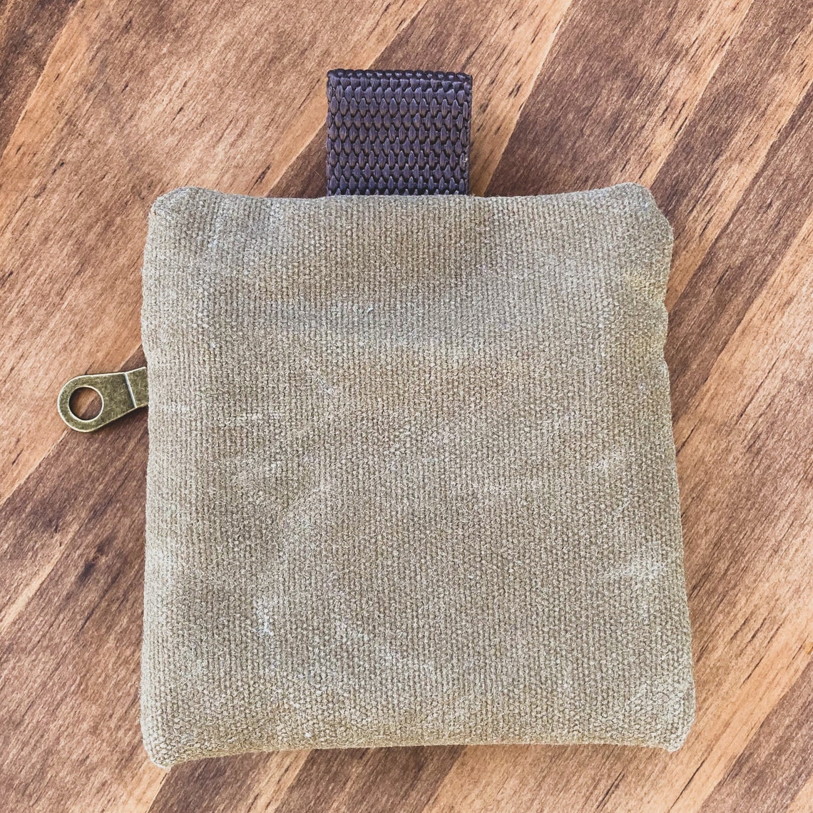 Waxed Canvas EDC 4x4 Pocket Organizer With Velcro for Ranger Etsy