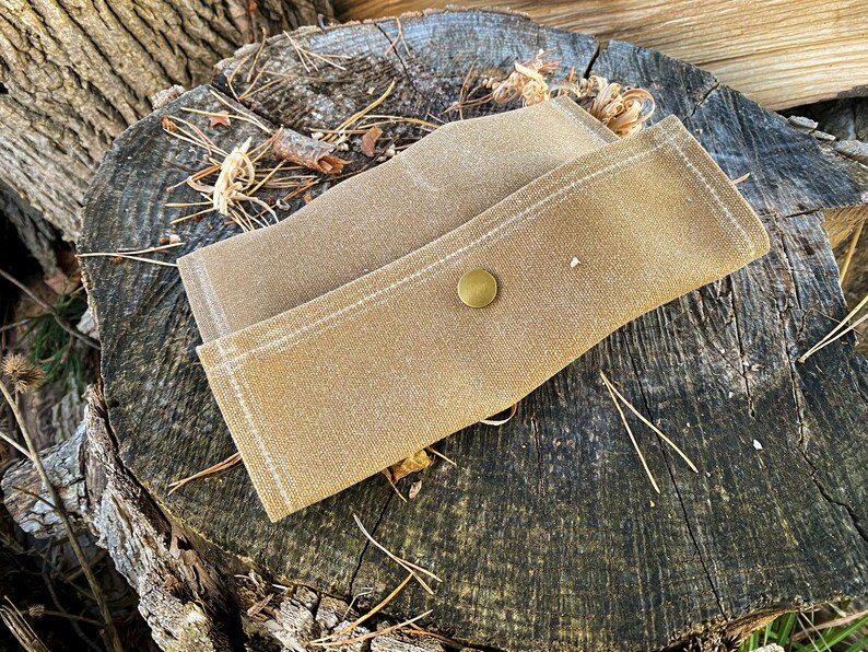 Waxed Canvas Pipe Pouch Tobacco Pouch Smoking Pipe Case Etsy