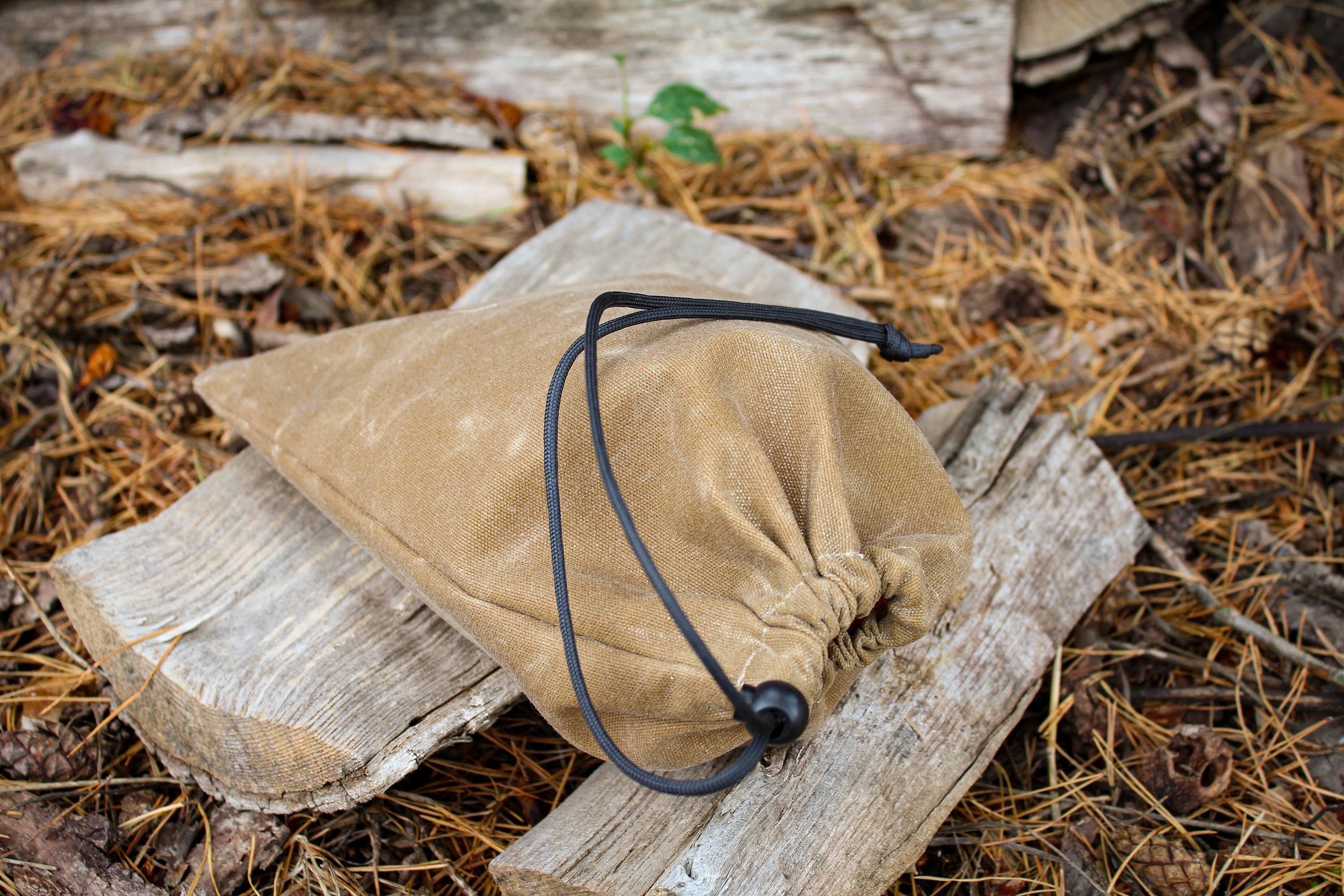 Large Waxed Canvas Ditty Gear Bag for Food Bushcraft Etsy