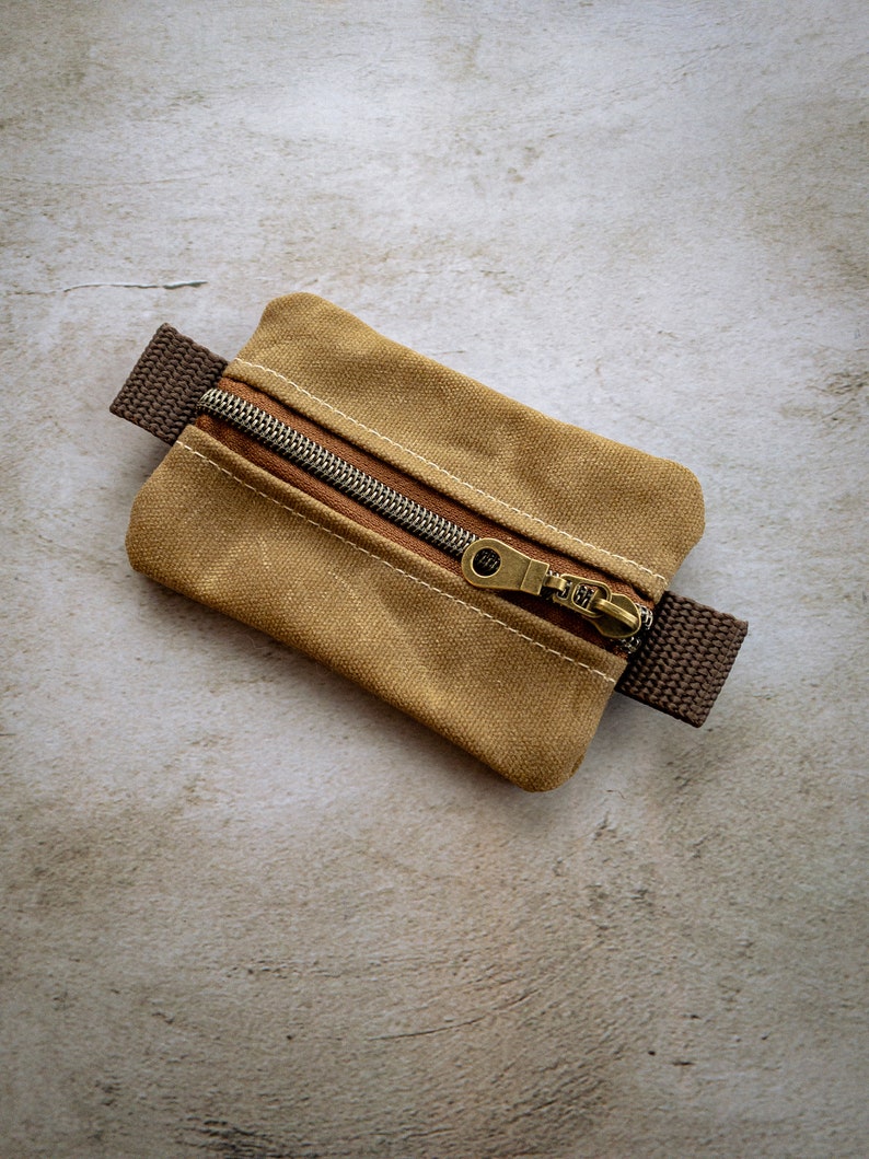 Waxed Canvas EDC Possibles Pocket Organizer Etsy
