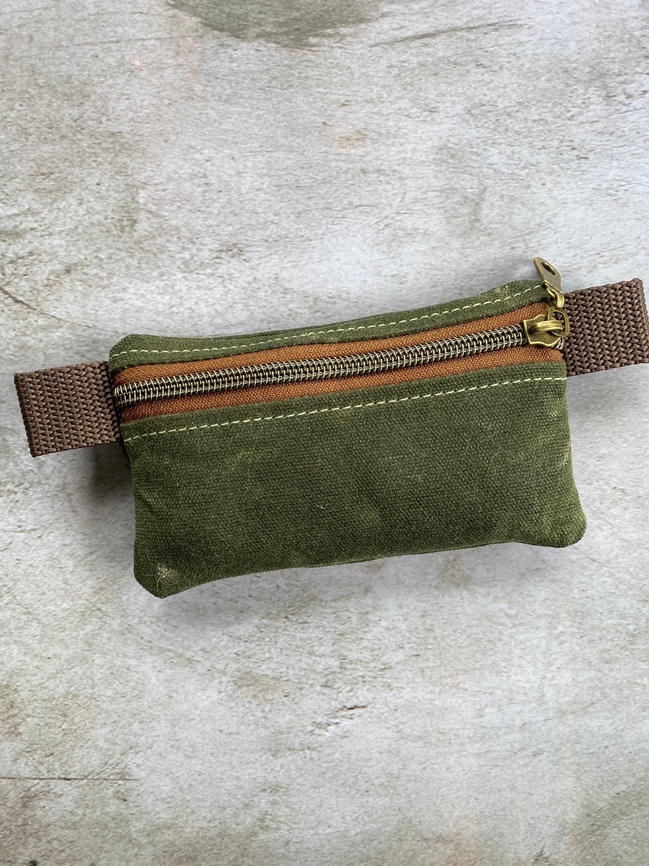 Waxed Canvas EDC Possibles Pocket Organizer With Velcro for Etsy