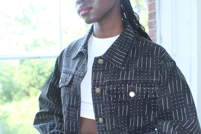 Printed Denim Jacket image 3