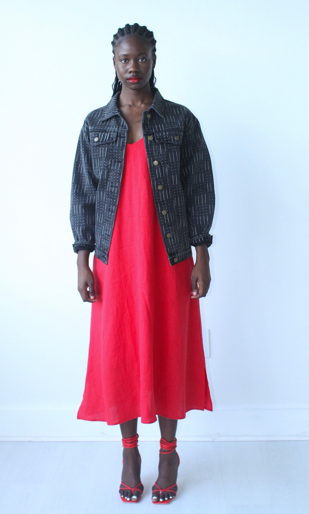 Jacket Denim Printing Cotton Coat Jacket