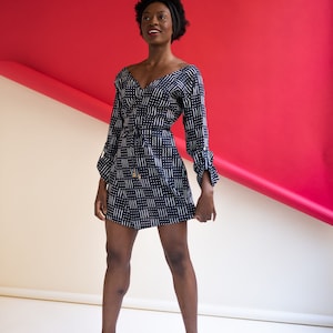 Linen Wrap Dress image 4