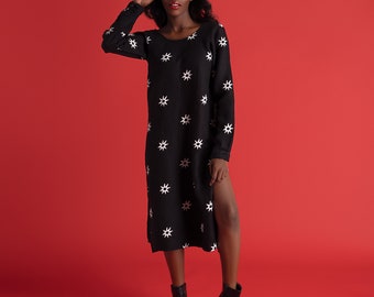 Black Linen Dress