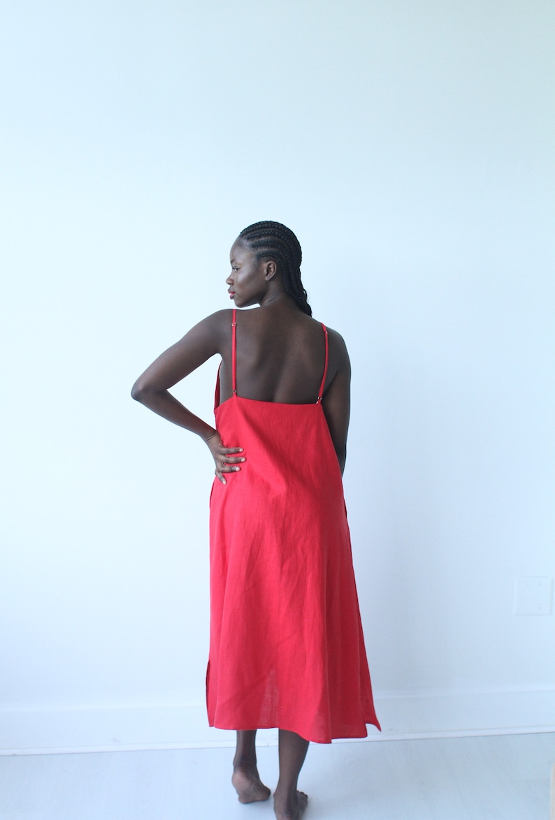 Red Rope Linen Pants - Dress To main image 0