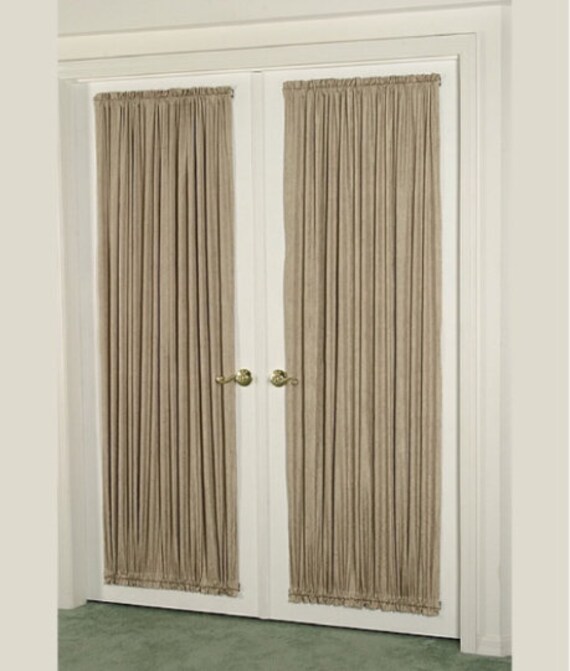 Blackout Sidelight Curtains 27 Wide Free Sash Rods Etsy