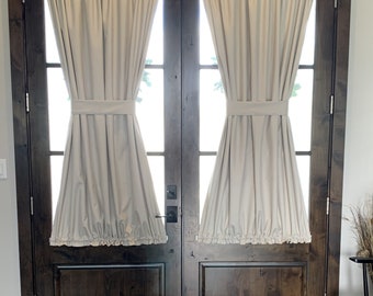 Blackout Door Curtain 52&quot; Wide, Insulating Door Curtains, Soundproof Door Curtains Fits Windows Up to 25&quot; Wide (Single Panel)