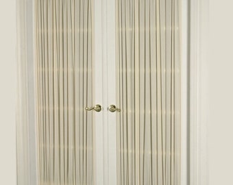 100% Cotton Door Curtain, French Door Curtains, Custom-Made Door Curtains (Single Panel)