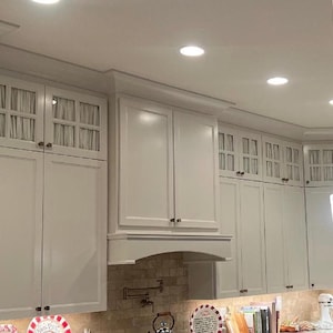 Custom 100% Cotton Kitchen Cabinet Curtain (1 Panel)