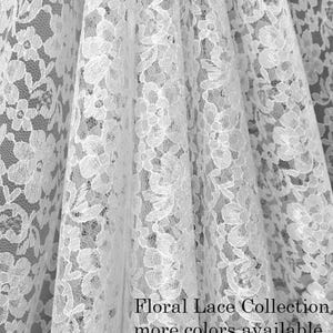 Floral Lace Sidelight Curtains, Lace Sidelight Curtains, Custom-Made Any Size (Single Panel)