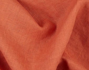 Sanguine 100% Linen Door Curtain: Custom French Door Panel (Single)